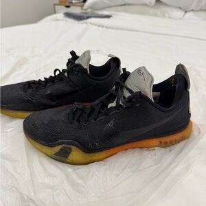 Nike Kobe 10 All-Star Sneakers Black and Orange Men's Athletic Shoes